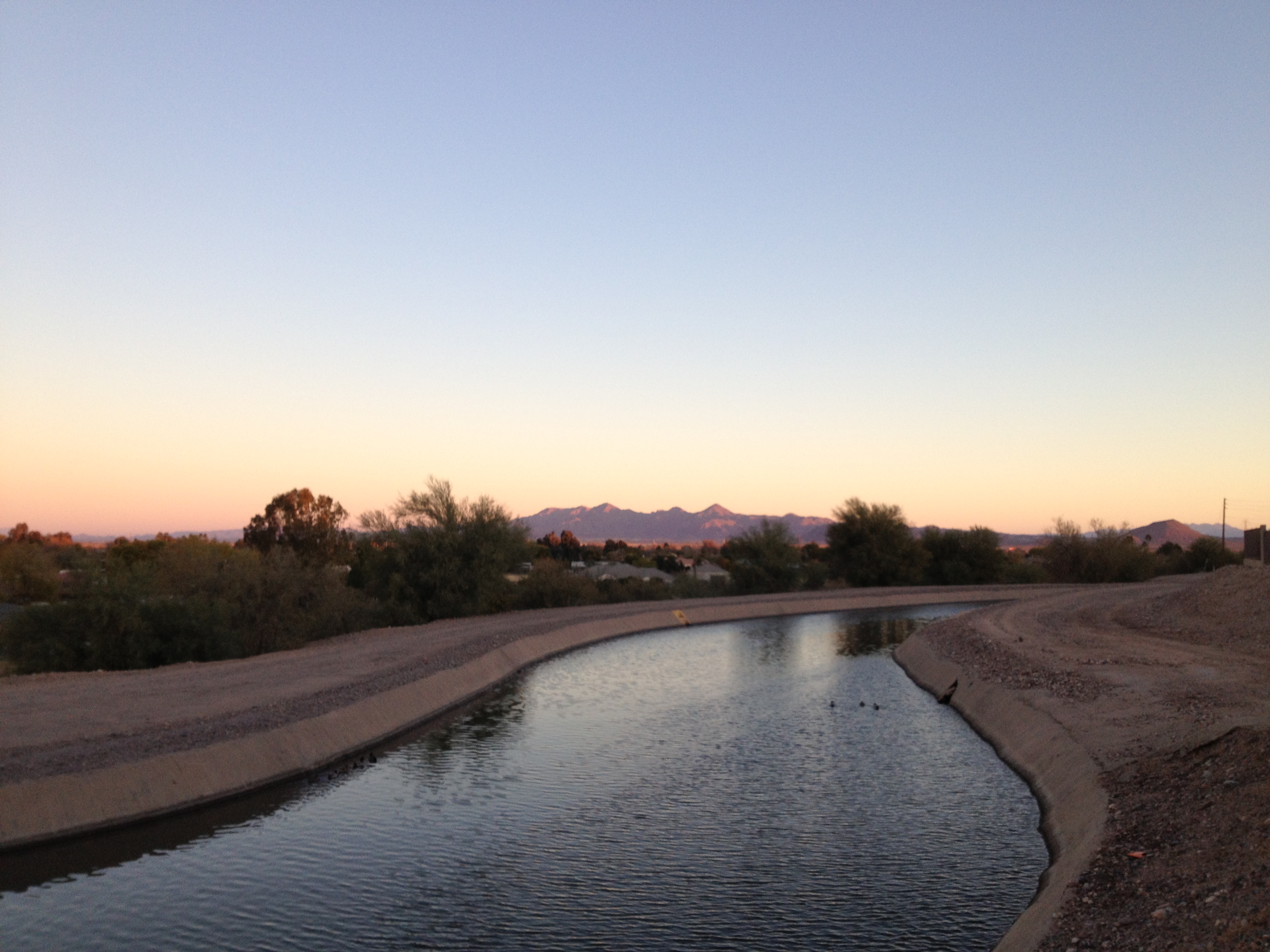 Daily walk on the Canal